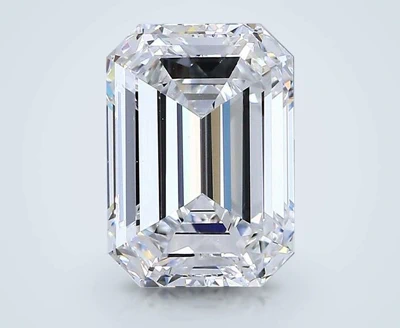 3.01ct E VS2 Rare Carat Ideal Cut Emerald Diamond