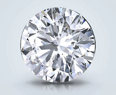 4.18ct D SI1 Rare Carat Ideal Cut Round Diamond