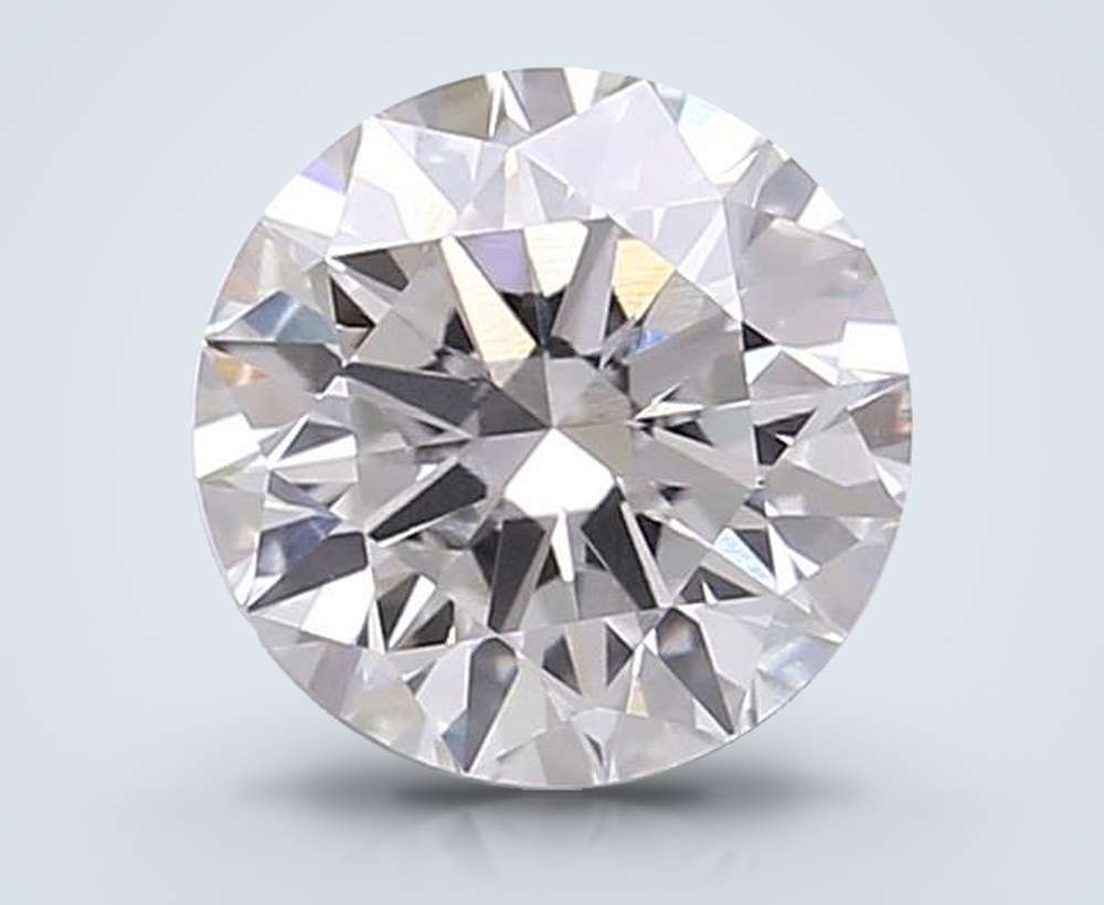 1.61ct G VVS2 Rare Carat Ideal Cut Round Lab Grown Diamond