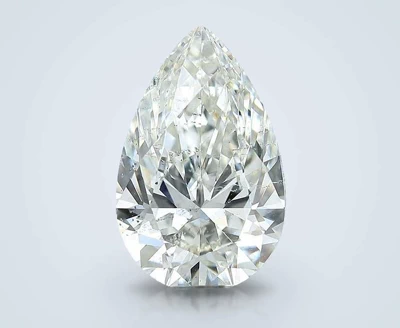 4.05ct I SI2 Rare Carat Ideal Cut Pear Diamond