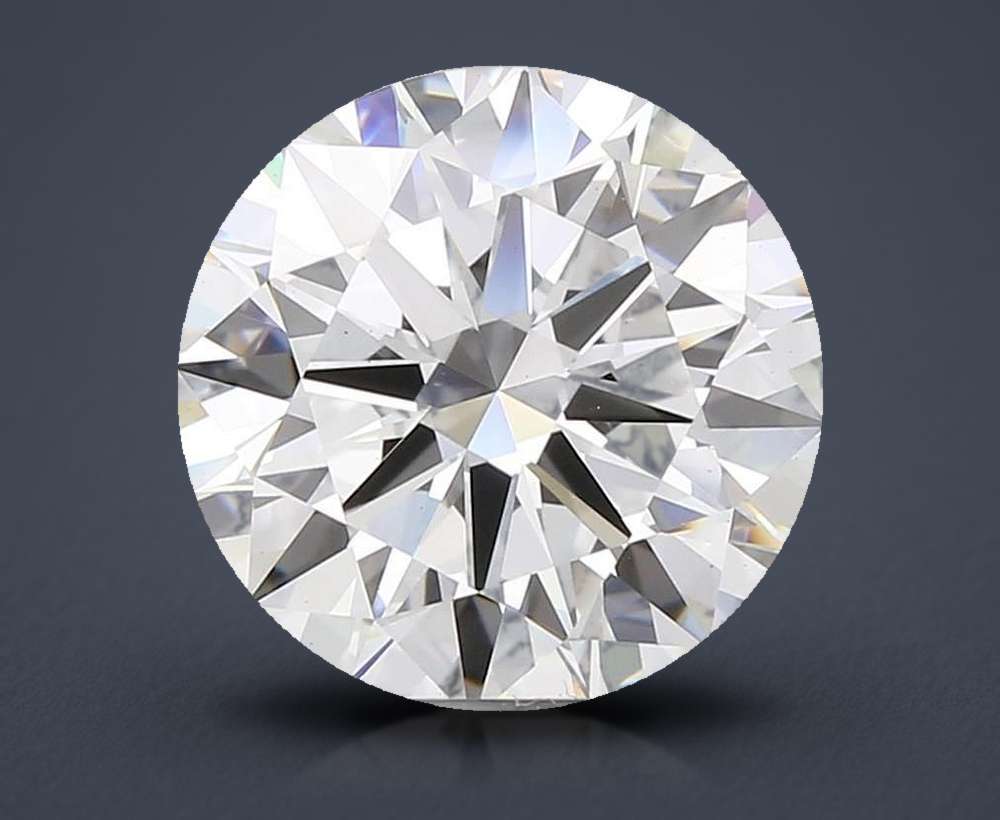 3.43ct H VS1 Excellent Cut Round Lab Grown Diamond