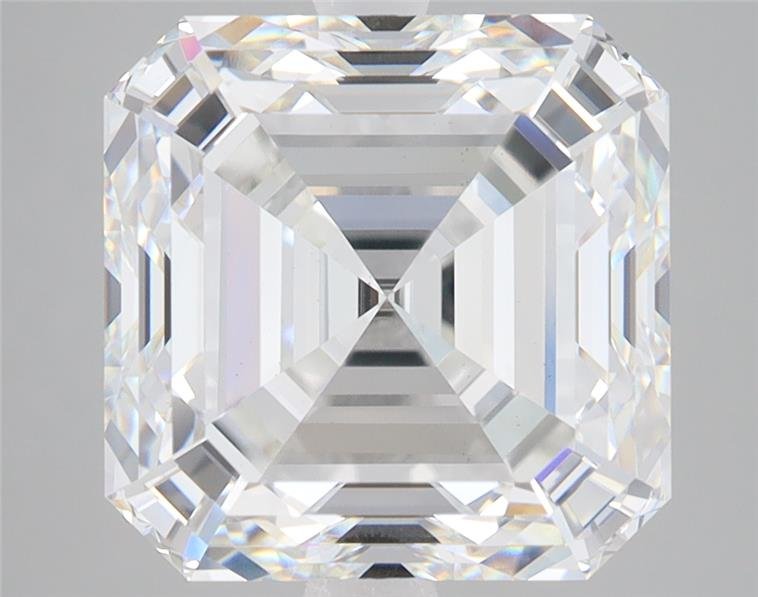 6.22ct F VS1 Rare Carat Ideal Cut Asscher Lab Grown Diamond
