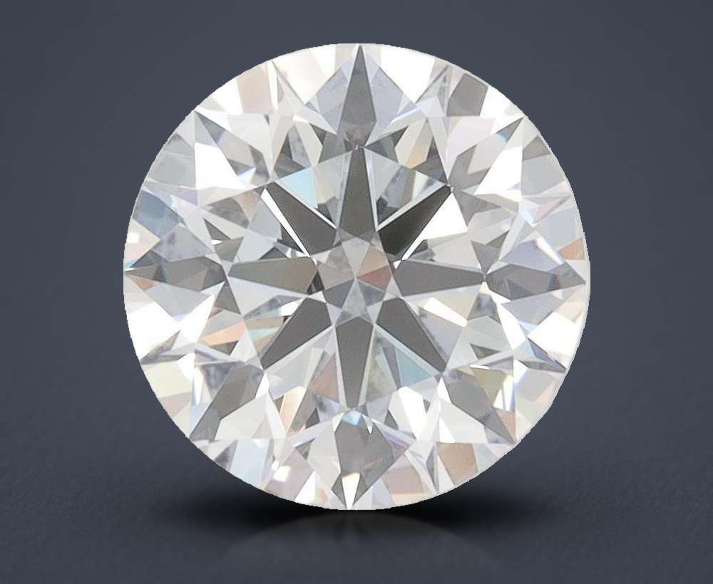 2.65ct D VVS1 Rare Carat Ideal Cut Round Lab Grown Diamond