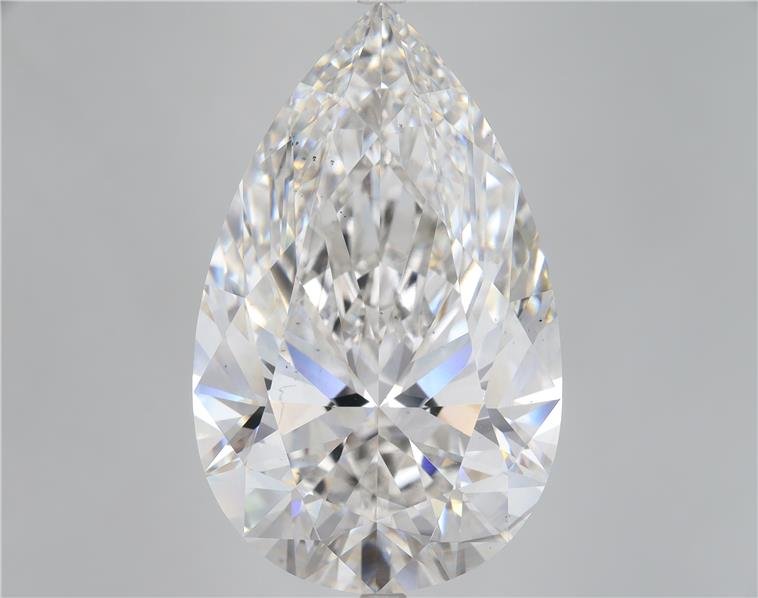 22.45ct F VS2 Rare Carat Ideal Cut Pear Lab Grown Diamond