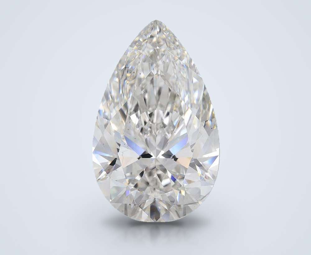 22.45ct F VS2 Rare Carat Ideal Cut Pear Lab Grown Diamond