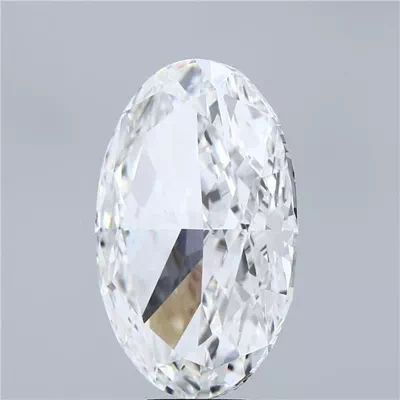 13.05ct F VS1 Rare Carat Ideal Cut Oval Lab Grown Diamond