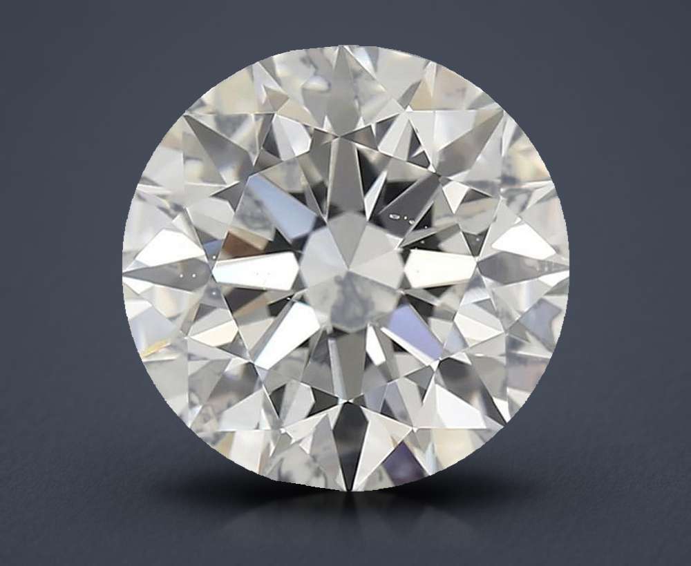 3.03ct D SI1 Rare Carat Ideal Cut Round Diamond