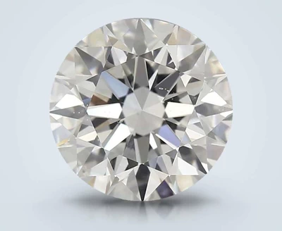 3.03ct D SI1 Rare Carat Ideal Cut Round Diamond