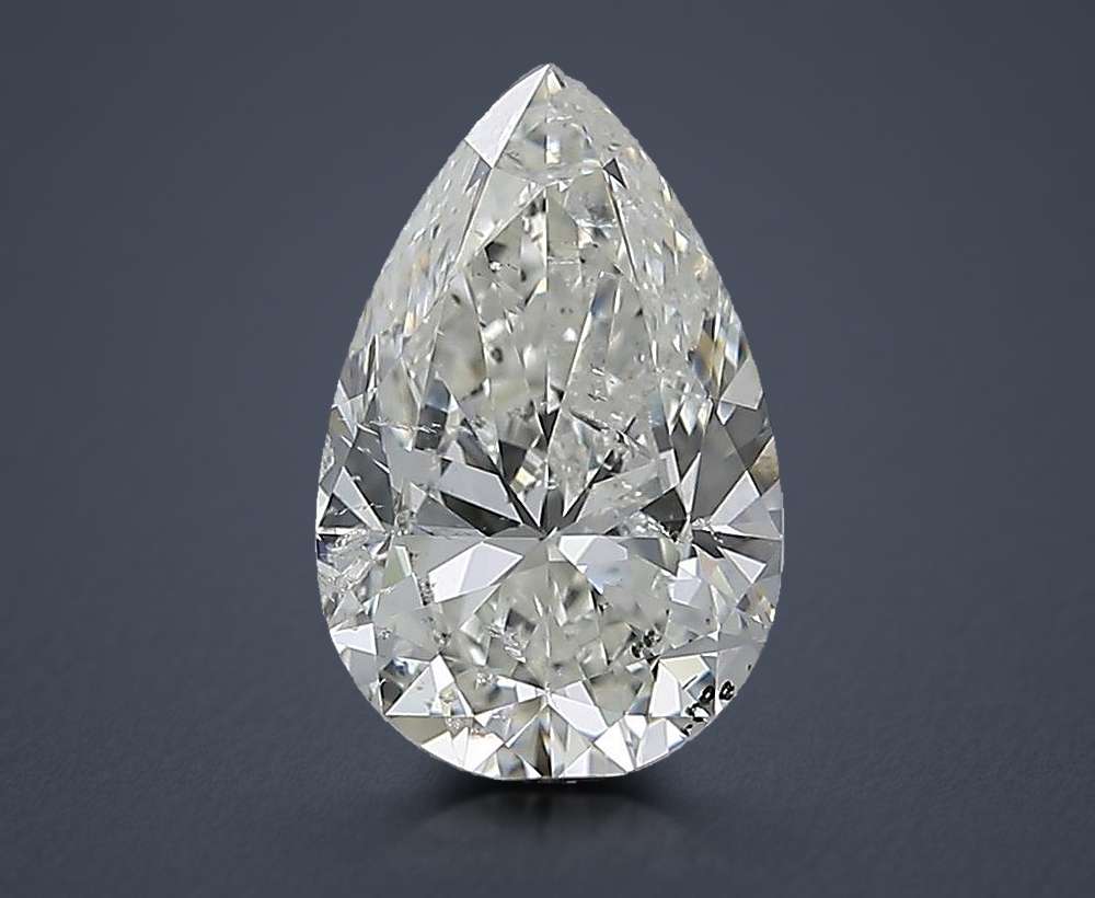 1.70ct H SI2 Rare Carat Ideal Cut Pear Diamond