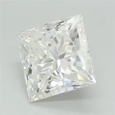 4.03ct E VVS2 Rare Carat Ideal Cut Princess Lab Grown Diamond