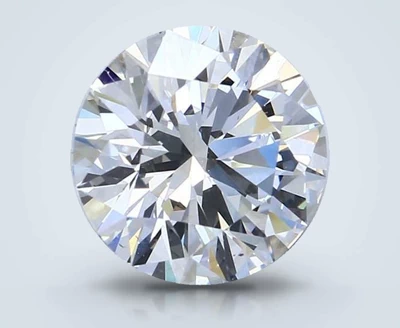 3.42ct I VS2 Rare Carat Ideal Cut Round Diamond