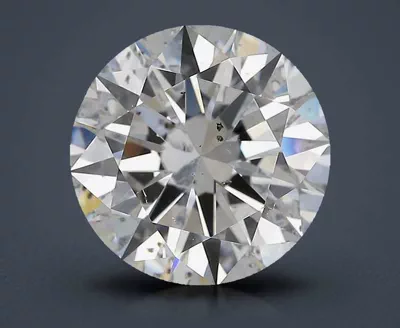2.51ct E SI2 Rare Carat Ideal Cut Round Diamond