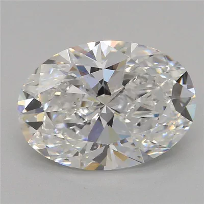 1.53ct D VS1 Rare Carat Ideal Cut Oval Lab Grown Diamond