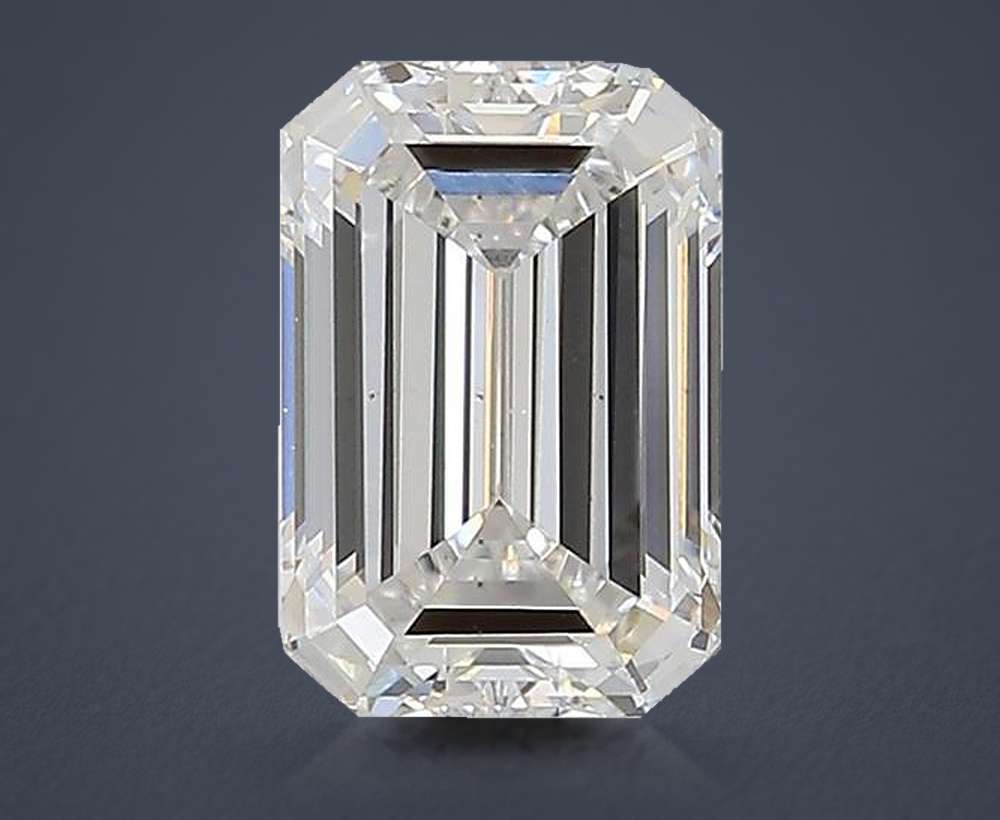 1.60ct E VS1 Rare Carat Ideal Cut Emerald Lab Grown Diamond