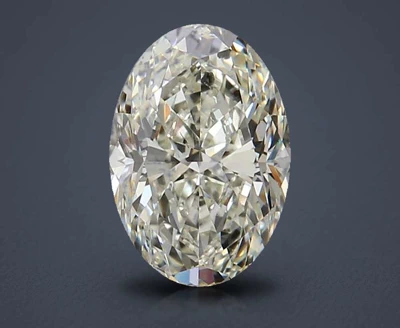 1.00ct K SI2 Rare Carat Ideal Cut Oval Diamond