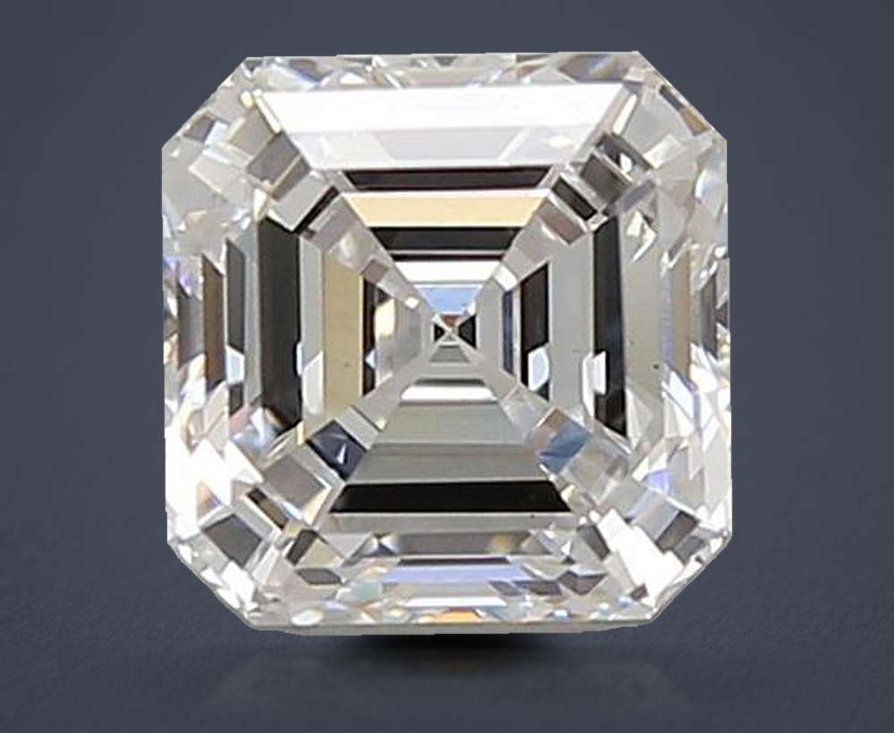 1.54ct D VS1 Rare Carat Ideal Cut Asscher Lab Grown Diamond