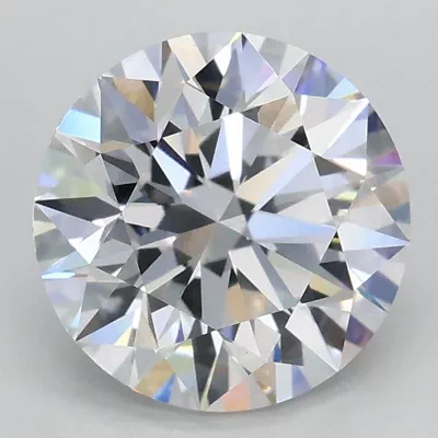 2.05ct D VVS2 Rare Carat Ideal Cut Round Lab Grown Diamond