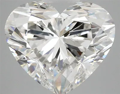 5.08ct F VS1 Rare Carat Ideal Cut Heart Lab Grown Diamond