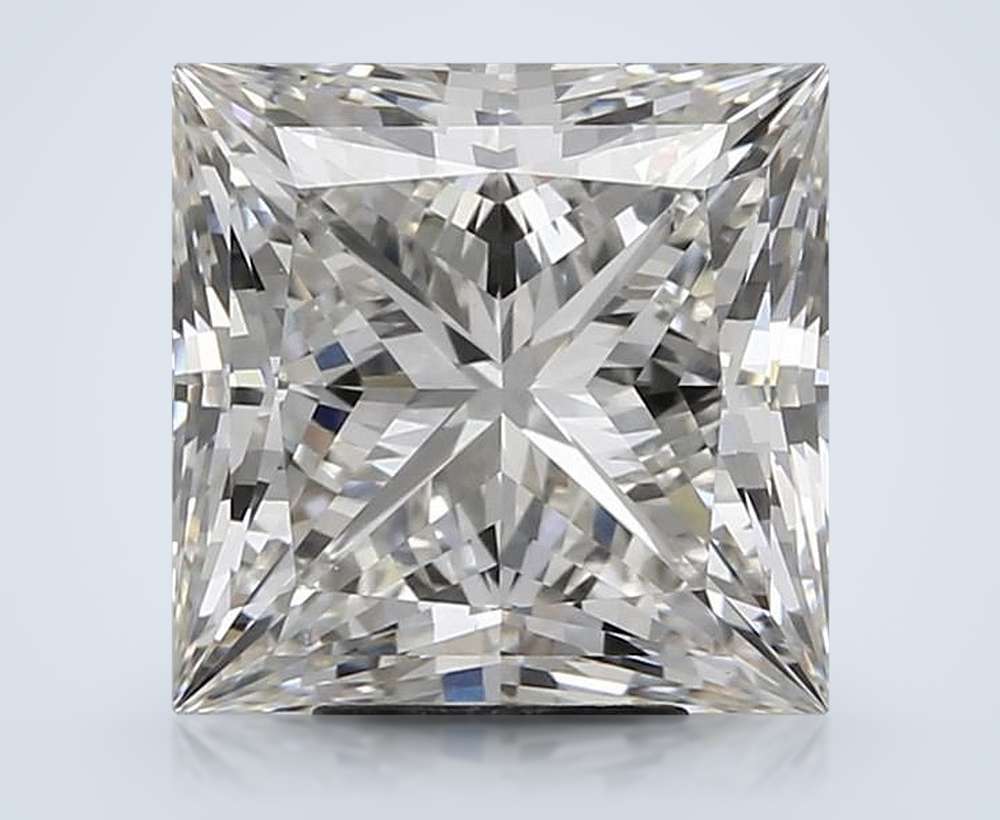 7.01ct H VS1 Rare Carat Ideal Cut Princess Lab Grown Diamond