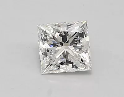 0.64ct D VVS2 Rare Carat Ideal Cut Princess Lab Grown Diamond