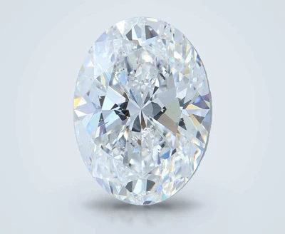 4.04ct D VS2 Rare Carat Ideal Cut Oval Lab Grown Diamond