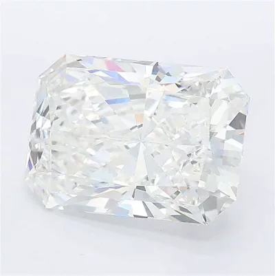 6.09ct F VVS2 Rare Carat Ideal Cut Radiant Lab Grown Diamond