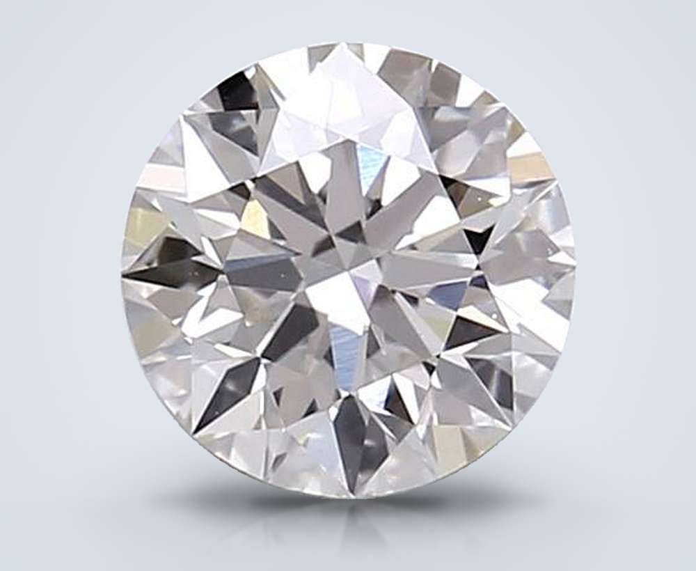 1.54ct G VVS2 Rare Carat Ideal Cut Round Lab Grown Diamond