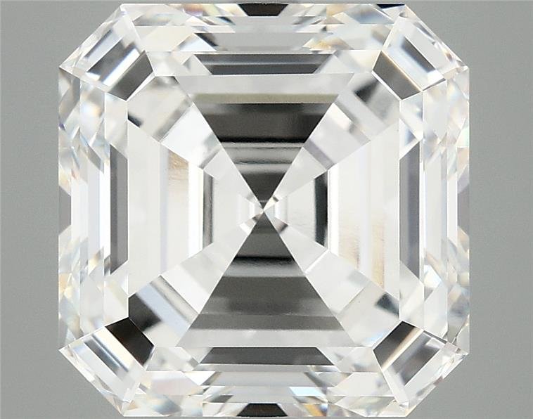 7.17ct F VVS2 Rare Carat Ideal Cut Asscher Lab Grown Diamond