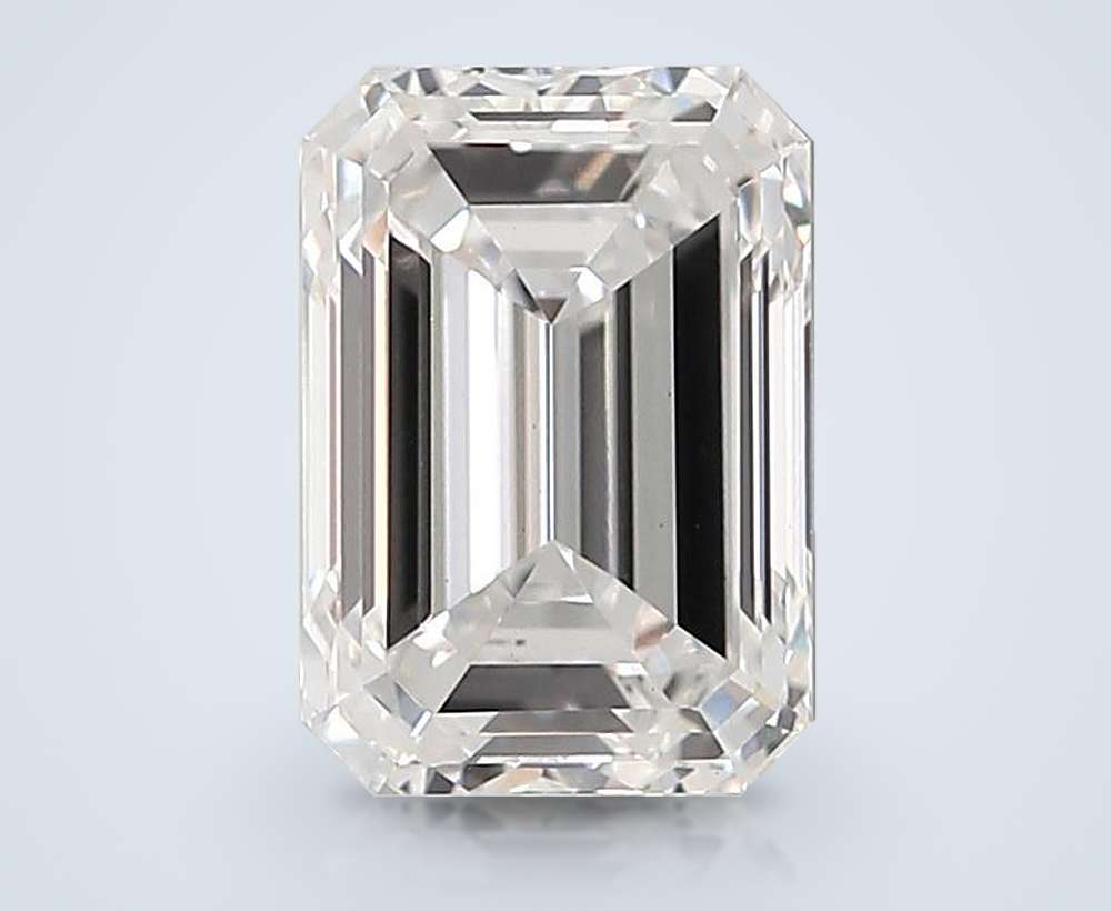 3.59ct E VS1 Rare Carat Ideal Cut Emerald Lab Grown Diamond