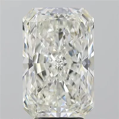 5.06ct I VS2 Rare Carat Ideal Cut Radiant Diamond