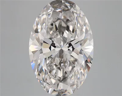 6.02ct H VS2 Rare Carat Ideal Cut Oval Lab Grown Diamond