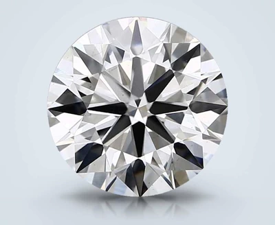 5.14ct H VS2 Rare Carat Ideal Cut Round Lab Grown Diamond