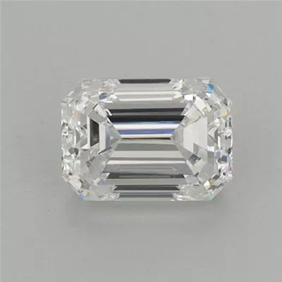 0.74ct D VVS1 Very Good Cut Emerald Lab Grown Diamond