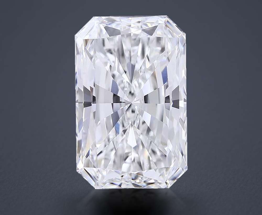 15.10ct F VS1 Rare Carat Ideal Cut Radiant Lab Grown Diamond