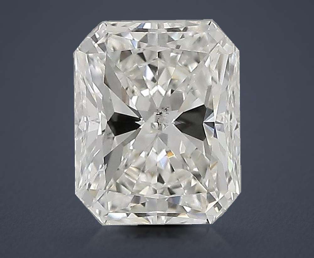 1.52ct J SI2 Rare Carat Ideal Cut Radiant Diamond