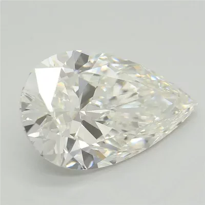 4.05ct F VVS2 Rare Carat Ideal Cut Pear Lab Grown Diamond