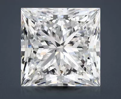 5.09ct E VS2 Rare Carat Ideal Cut Princess Lab Grown Diamond