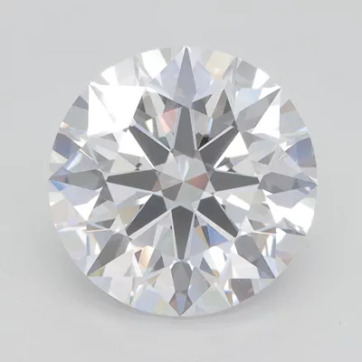 4.06ct D VVS1 Rare Carat Ideal Cut Round Lab Grown Diamond