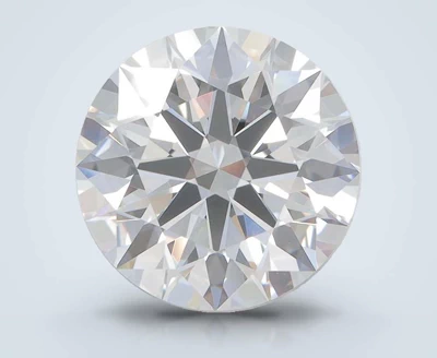 4.06ct D VVS1 Rare Carat Ideal Cut Round Lab Grown Diamond