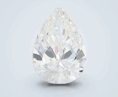7.07ct F VVS2 Rare Carat Ideal Cut Pear Lab Grown Diamond