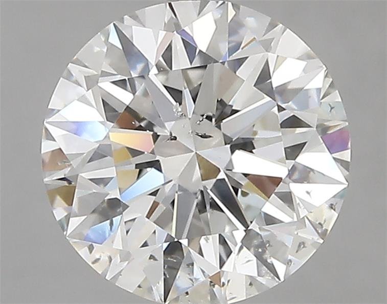 3.01ct H SI2 Rare Carat Ideal Cut Round Diamond