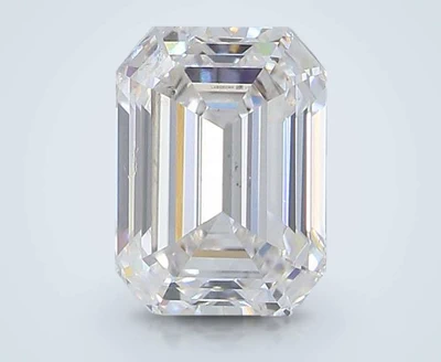 0.98ct G SI1 Rare Carat Ideal Cut Emerald Lab Grown Diamond