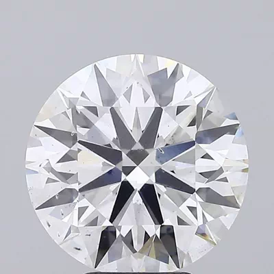 5.09ct F SI1 Rare Carat Ideal Cut Round Lab Grown Diamond