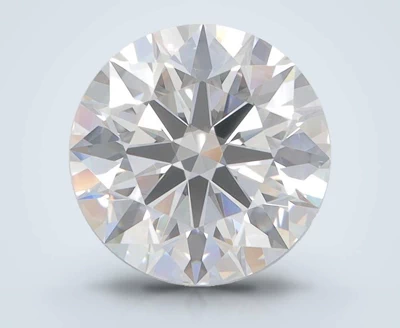 3.09ct D VVS2 Rare Carat Ideal Cut Round Lab Grown Diamond