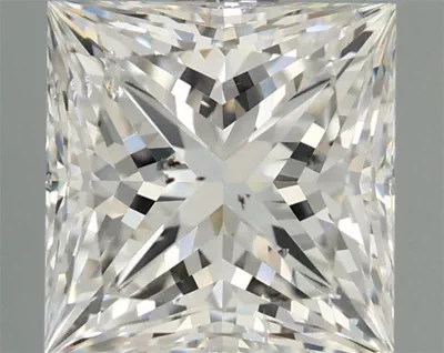 2.03ct E SI2 Rare Carat Ideal Cut Princess Diamond
