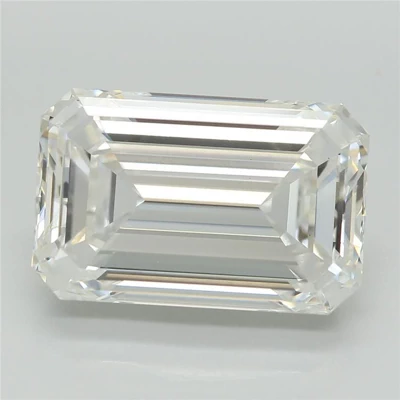 6.41ct E VS1 Very Good Cut Emerald Lab Grown Diamond