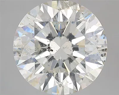 4.02ct I SI2 Rare Carat Ideal Cut Round Diamond