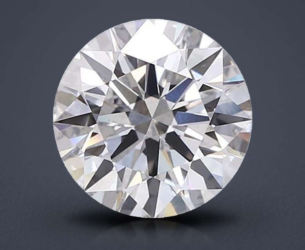 3.22ct F VS2 Excellent Cut Round Lab Grown Diamond
