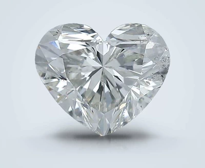 3.00ct K SI2 Rare Carat Ideal Cut Heart Diamond