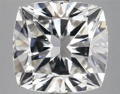 6.17ct G VS2 Rare Carat Ideal Cut Cushion Lab Grown Diamond